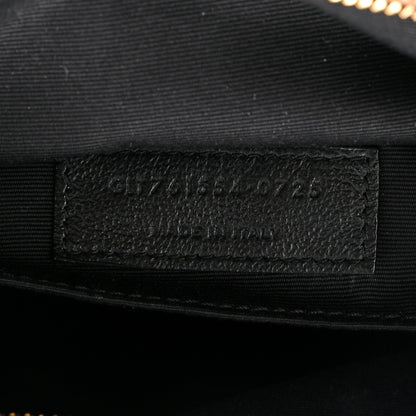 Saint Laurent Calfskin Matelasse Monogram Lou Camera Bag Dark Beige 8 of 13