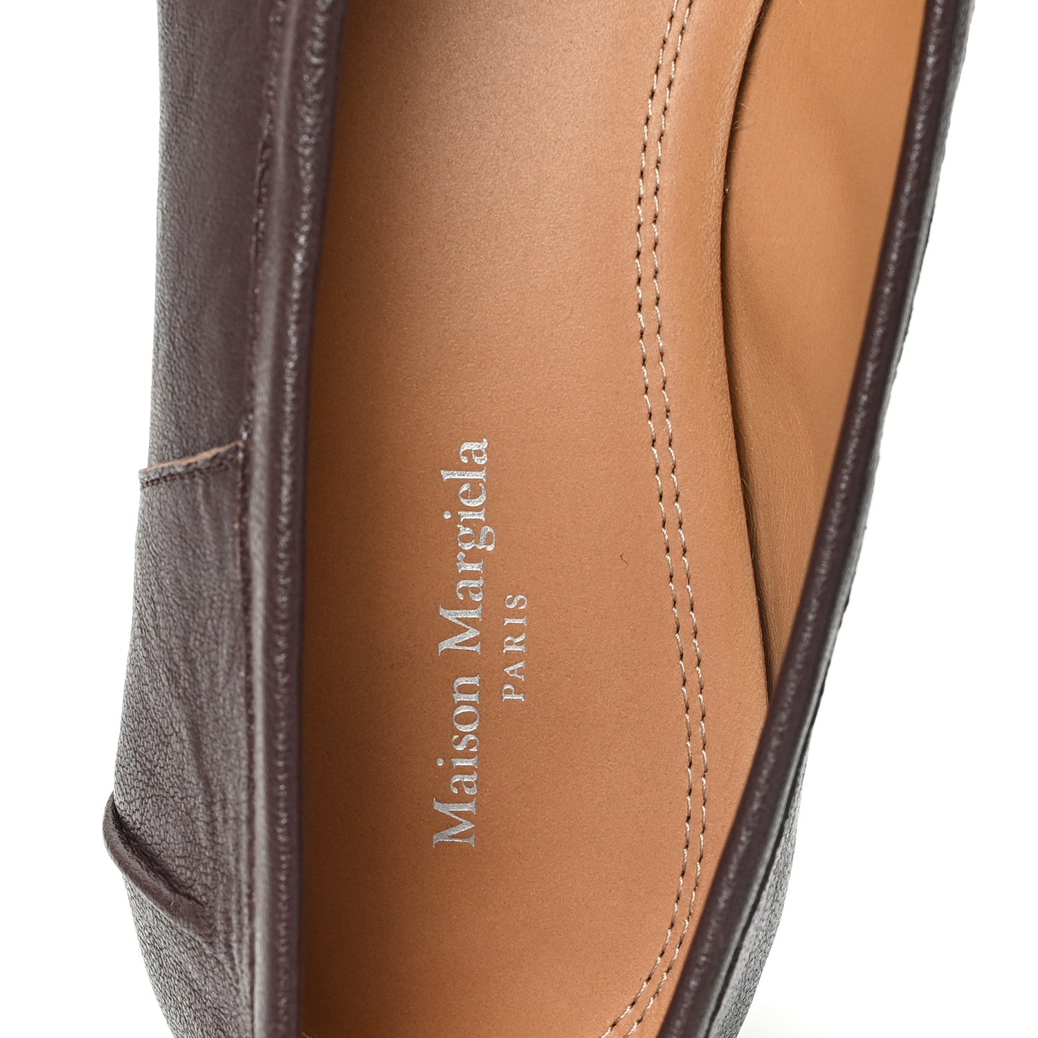 Maison Margiela Nappa New Ballerina 35mm Pumps 38 Brown 8 of 9