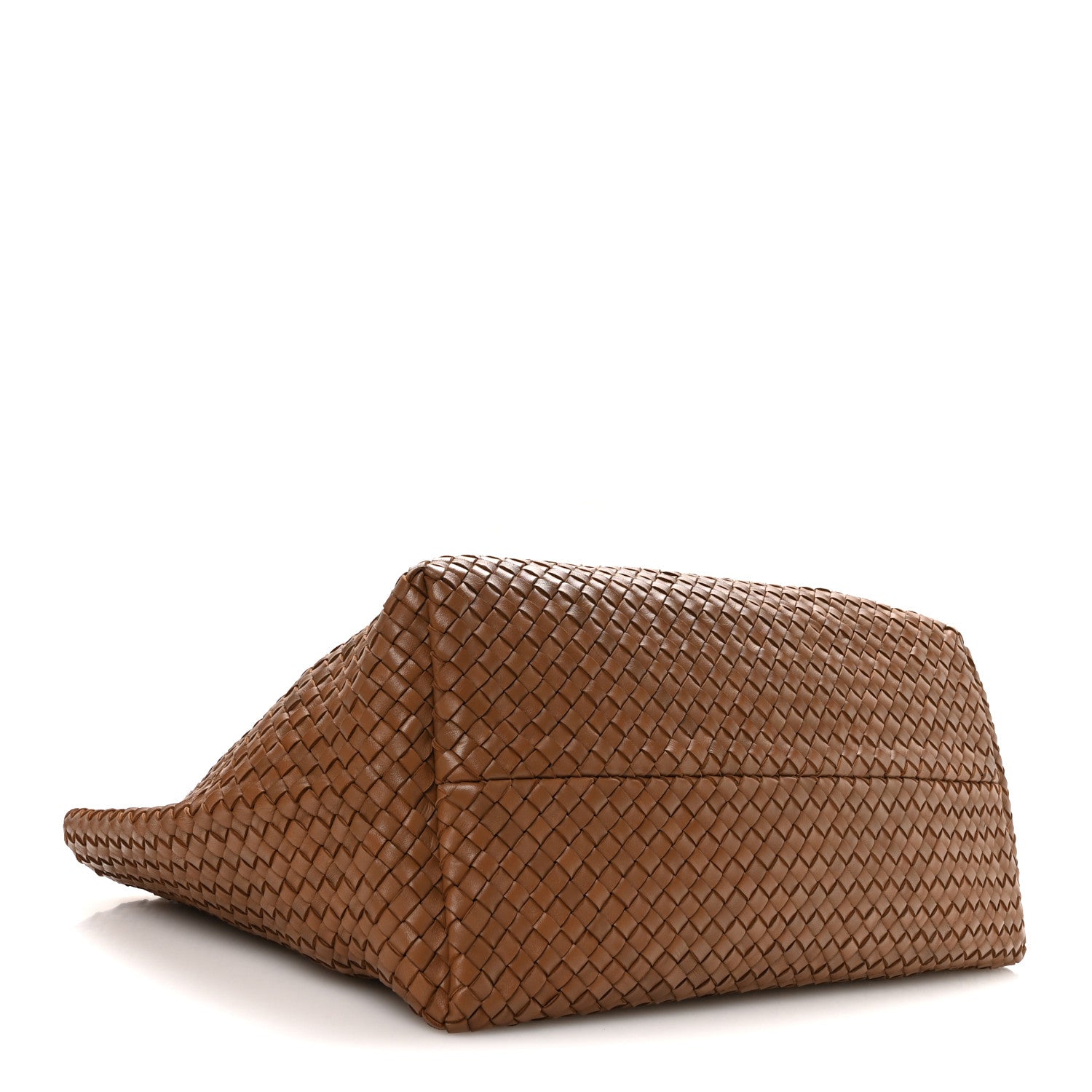 Bottega Veneta Nappa Intrecciato Large Heart Cabat White Tan 5 of 12