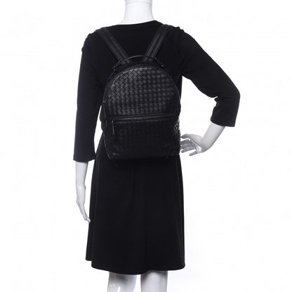 Bottega Veneta Nappa Intrecciato Backpack Black 2 of 14