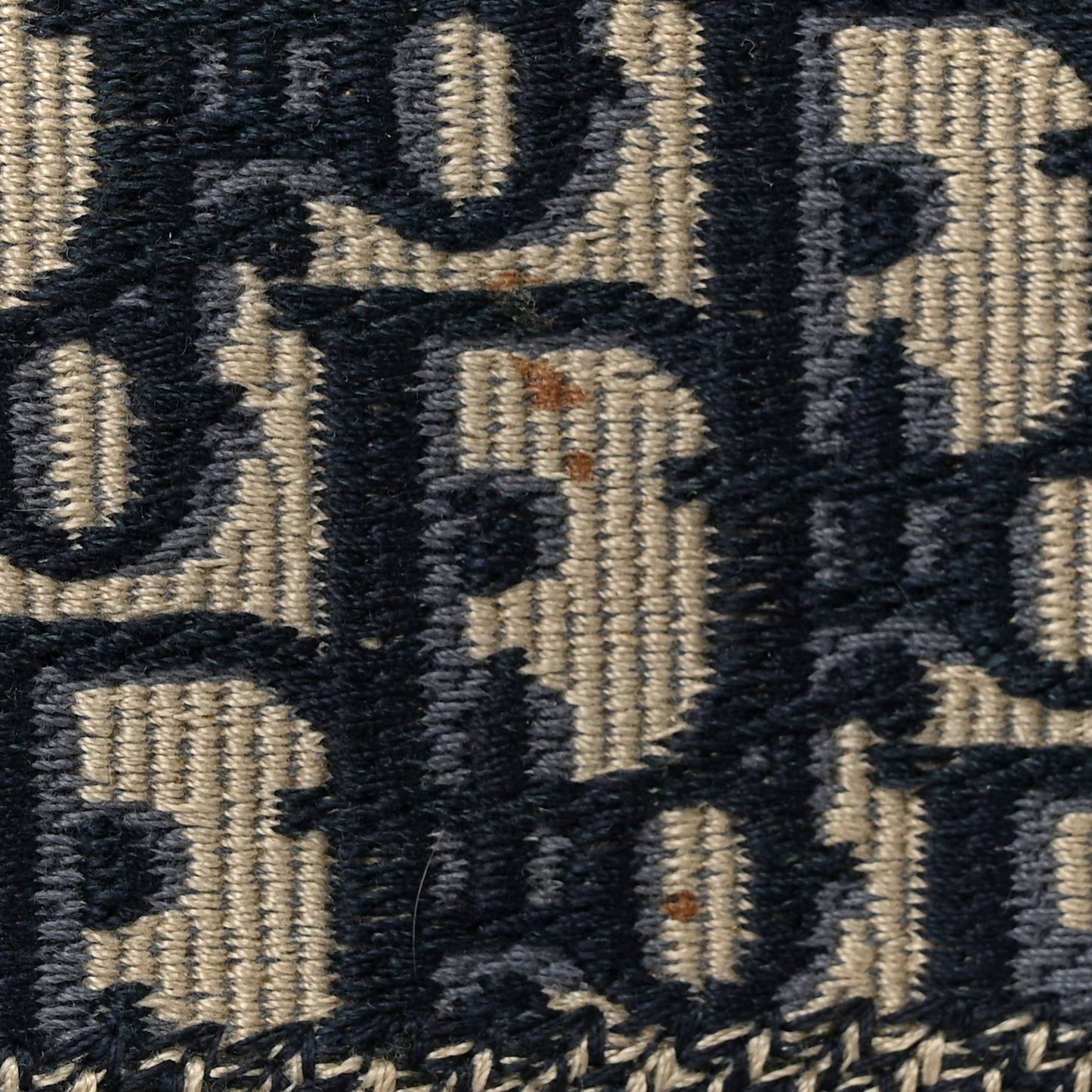 Oblique Large Book Tote Blue Multicolor