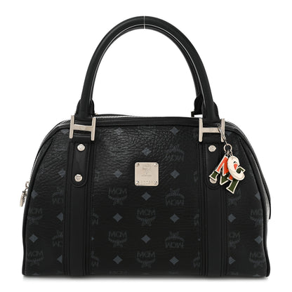 MCM Visetos Boston Bag Black 1 of 11