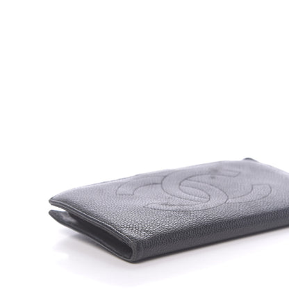 Chanel Caviar Timeless CC French Wallet Black 9 of 16