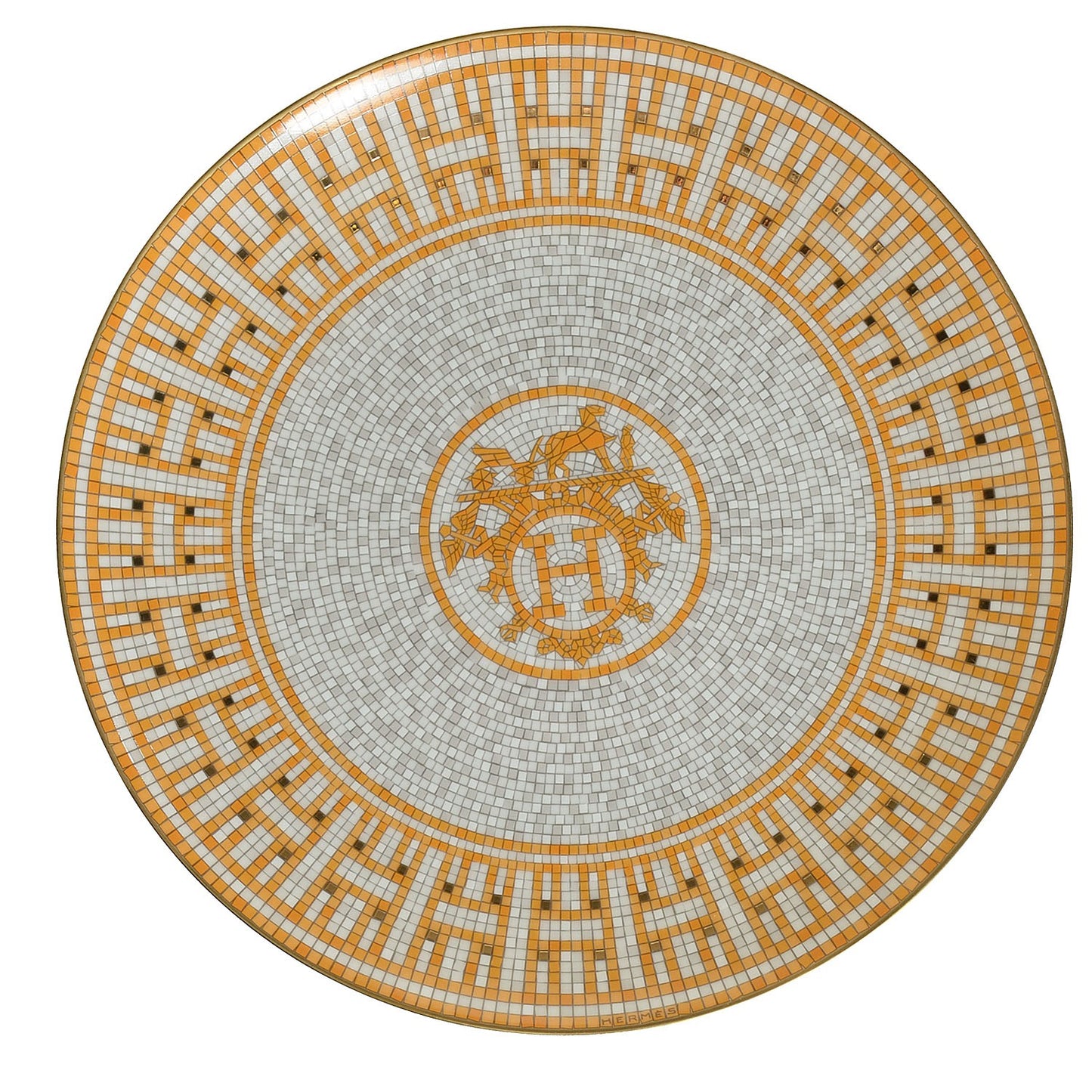 Porcelain Mosaique au 24 Dessert Plate Set of 2