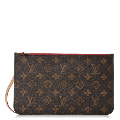 Louis Vuitton Monogram Neverfull MM GM Pochette Cherry 1 of 9