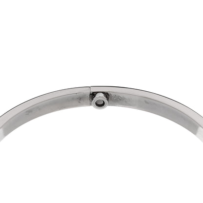Cartier 18K White Gold Small LOVE Bracelet 17 7 of 8