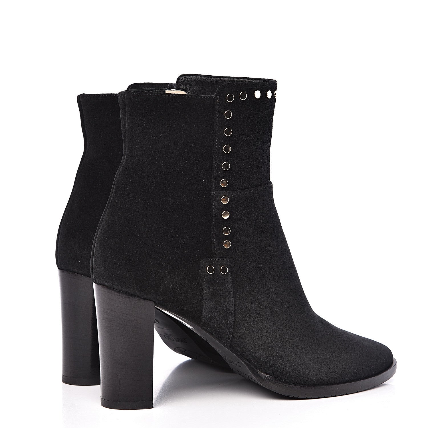 Jimmy Choo Suede Harlow Ankle Boots 38 Black 4 of 8