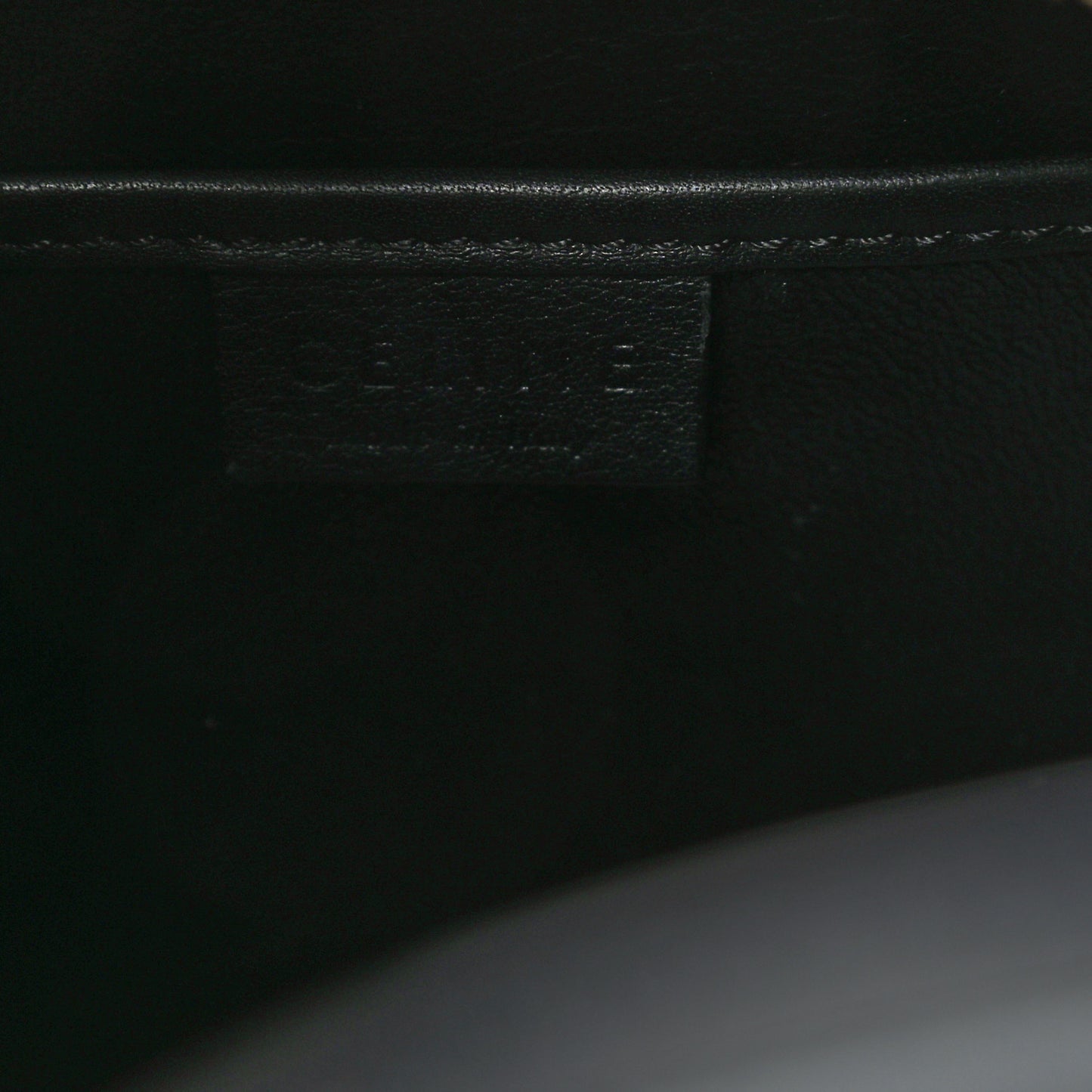 Smooth Calfskin Nano Luggage Black