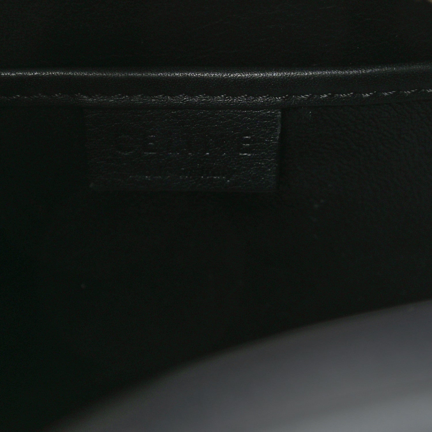Celine Smooth Calfskin Nano Luggage Black 6 of 16