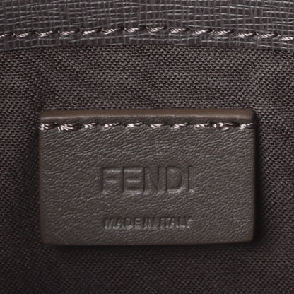 Fendi Vitello Elite Monster Eyes Studded Tube Wallet on Chain Carbone White Multicolor 6 of 9