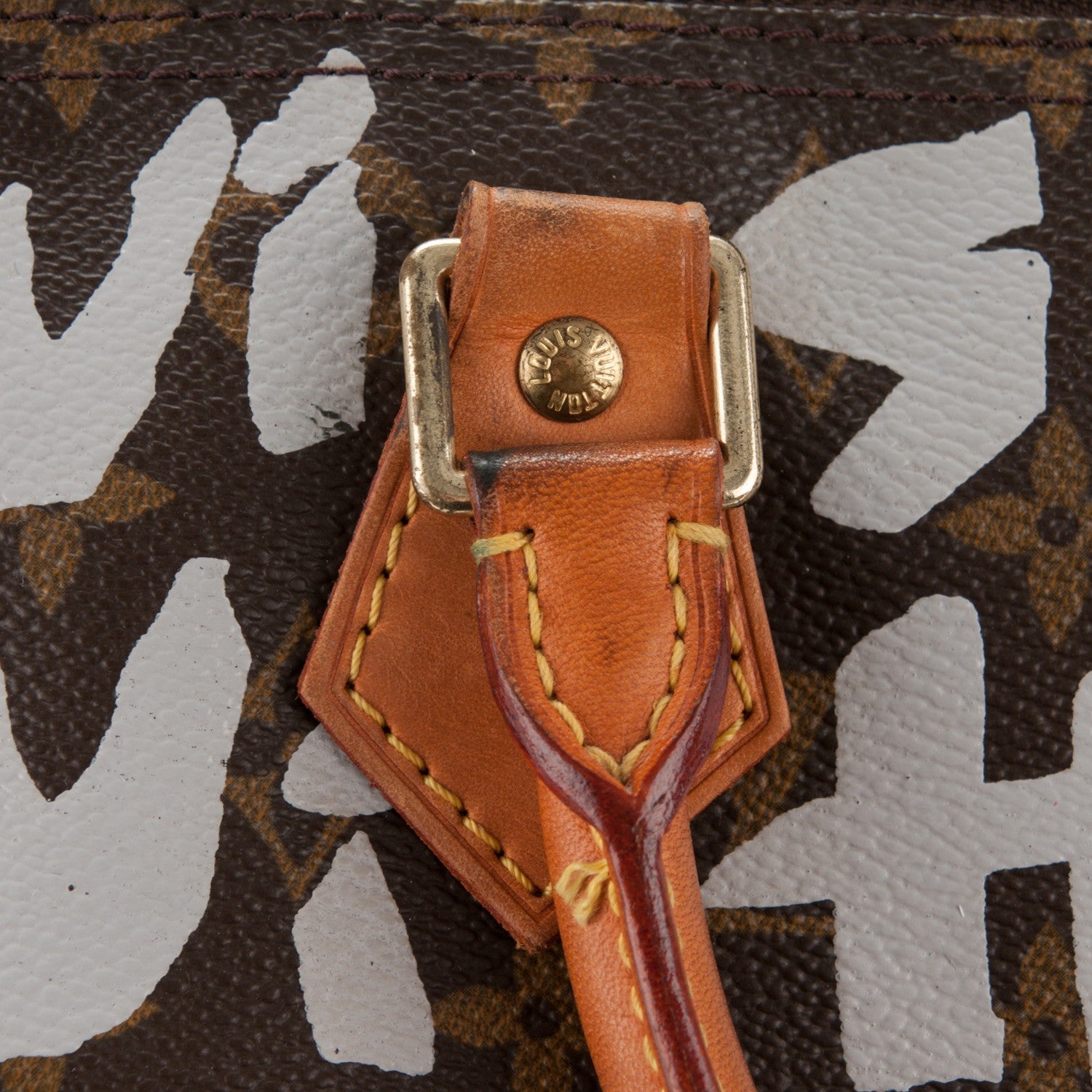 Louis Vuitton Monogram Graffiti Speedy 30 Silver 9 of 11