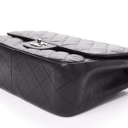 Chanel Caviar Quilted Jumbo Double Flap Black 6 of 11