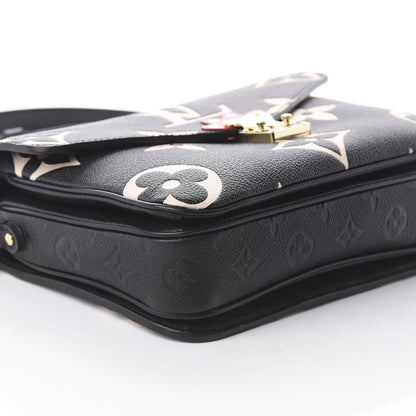 Louis Vuitton Empreinte Monogram Giant Crafty Pochette Metis Black Creme 5 of 7