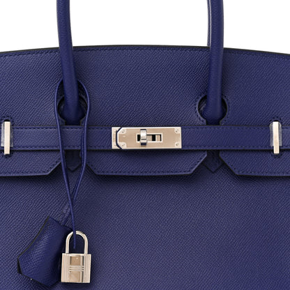 Hermes Epsom Birkin 35 Bleu Encre 8 of 13