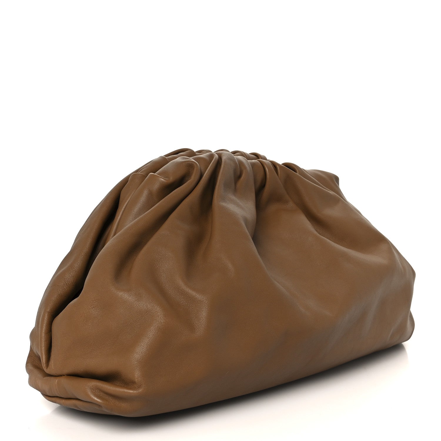Bottega Veneta Smooth Butter Calf The Pouch Oversized Clutch Cammello 4 of 14