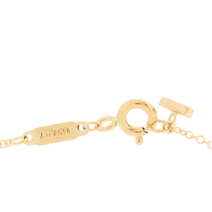 Tiffany 18K Yellow Gold Small T Smile Pendant Necklace 4 of 5