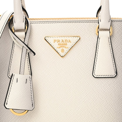 Prada Saffiano Lux Ombre Small Galleria Double Zip Tote Gradient White 8 of 11