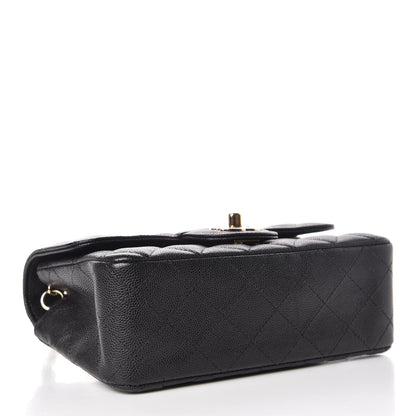 Chanel Caviar Quilted Mini Rectangular Flap Black 4 of 9