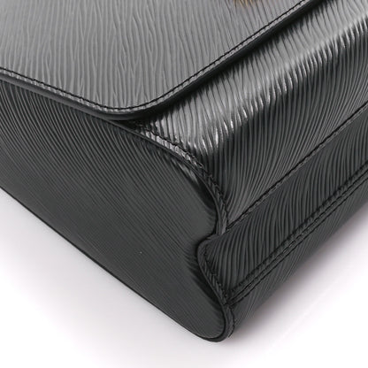 Louis Vuitton Epi Twist Braided Strap Shoulder Bag MM Black 9 of 10