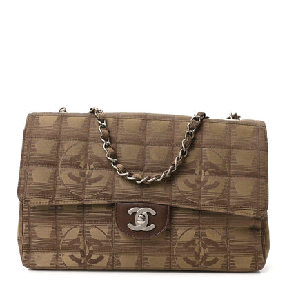 Chanel Nylon Medium Travel Flap Brown 1 of 10