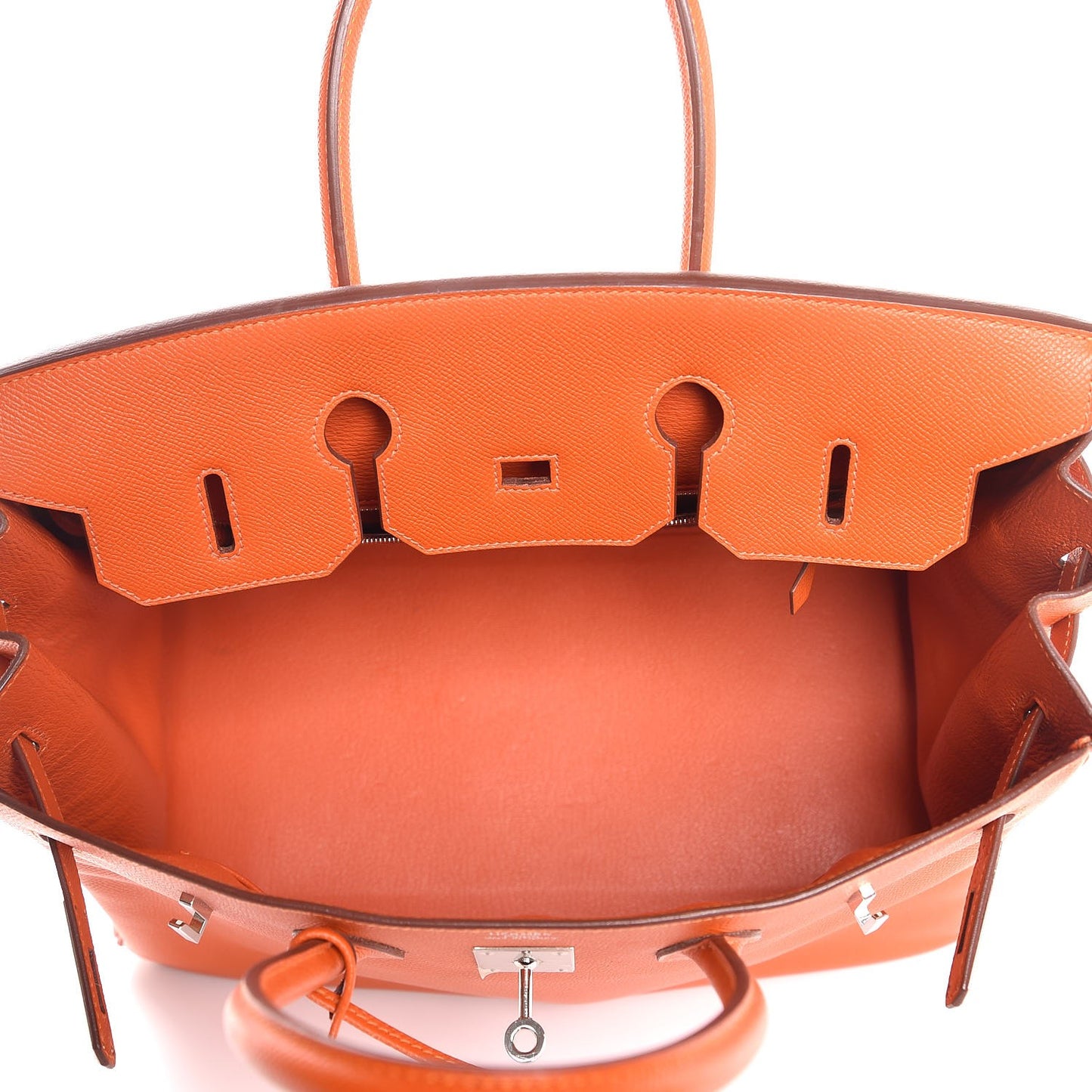 Epsom Birkin 35 Orange