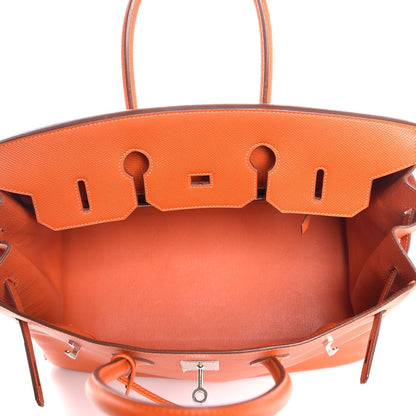 Hermes Epsom Birkin 35 Orange 8 of 37