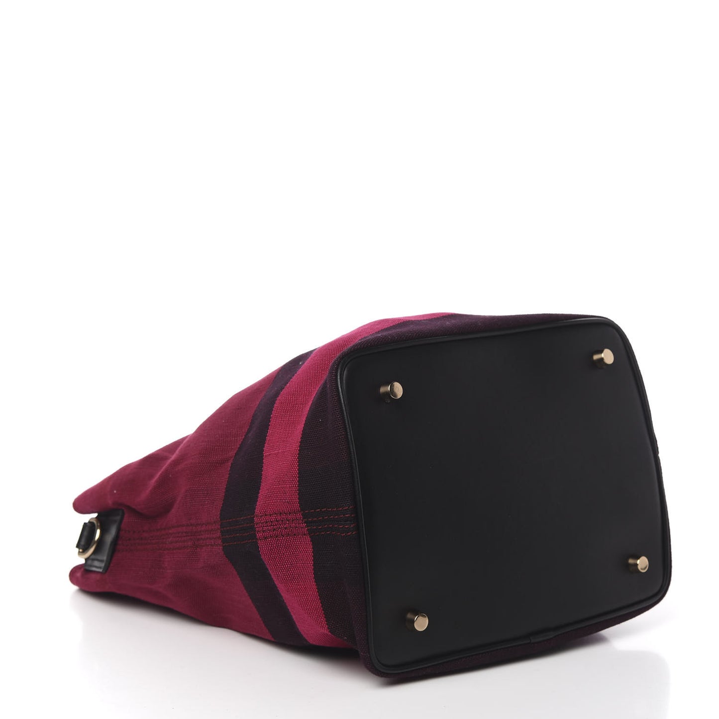 Overdyed Canvas Mega Check Medium Ashby Hobo Saddle Plum