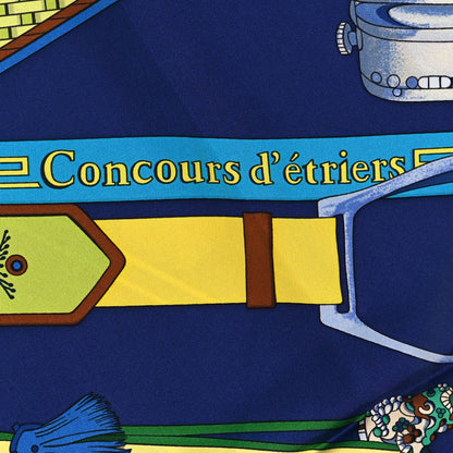 Hermes Silk Concours D'Etriers Scarf 90 5 of 5
