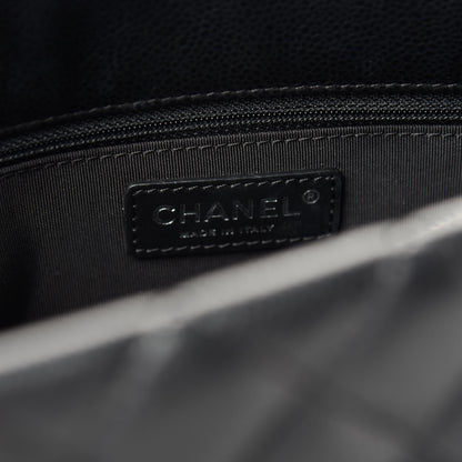 Chanel Caviar Quilted City Shopping Tote Black 6 of 10