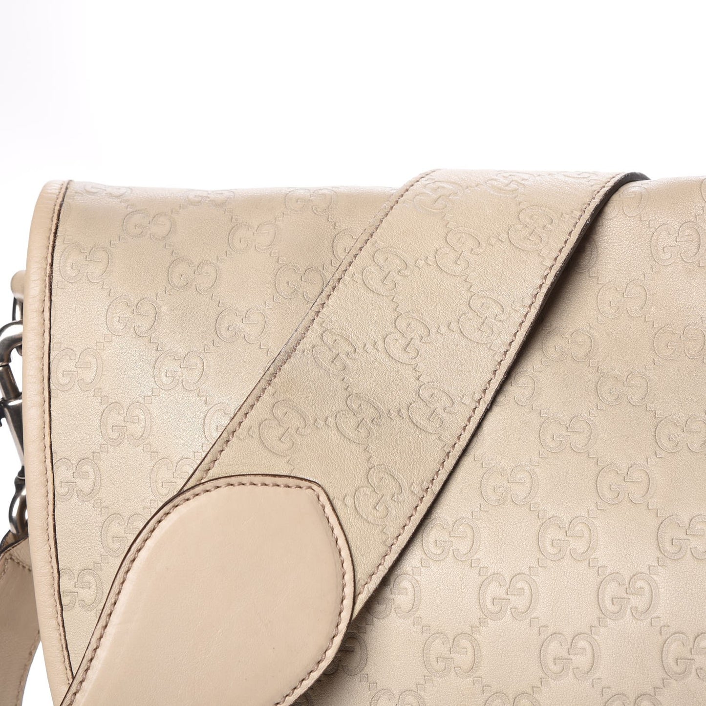 Guccissima Messenger Bag Ivory