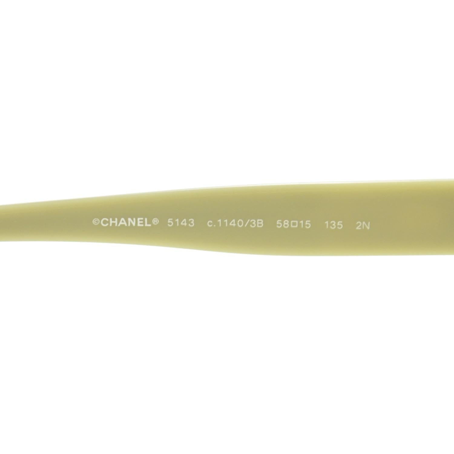 Chanel Tortoise Shell CC Sunglasses 5143 6 of 8