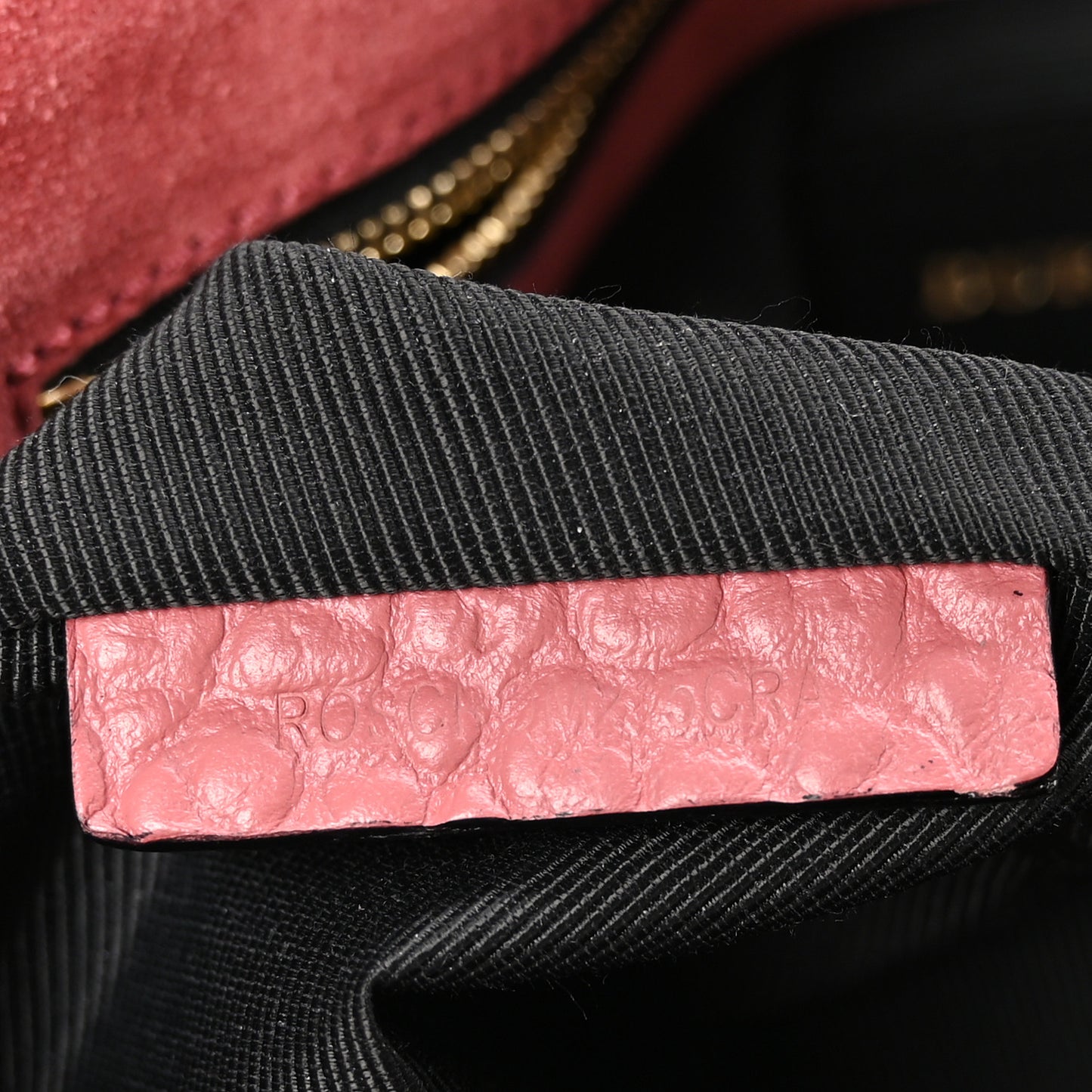 Signature Grain Mildenhall Crossbody Bag Pink