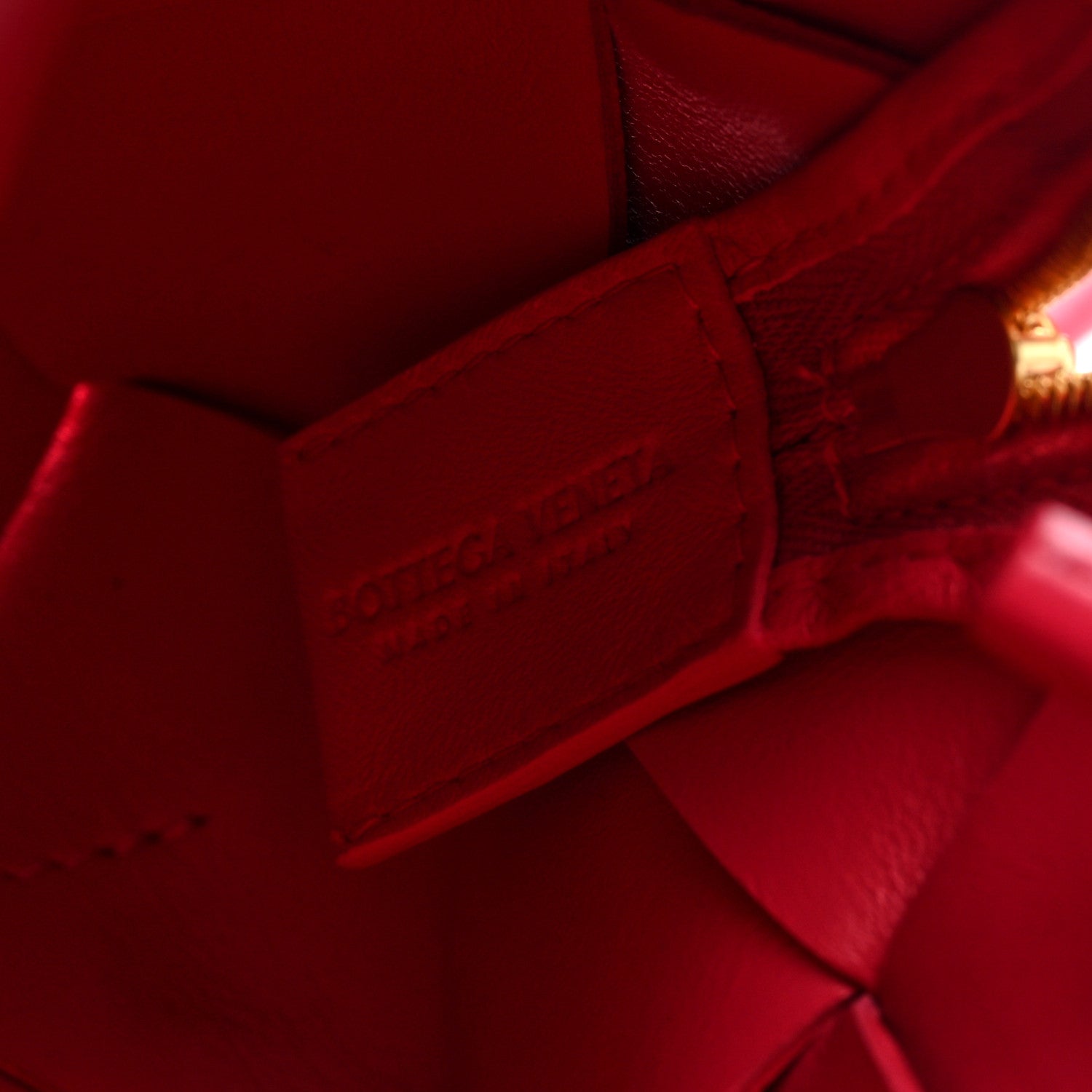 Bottega Veneta Lambskin Maxi Intrecciato Mini Cassette Camera Bag Cranberry 6 of 9