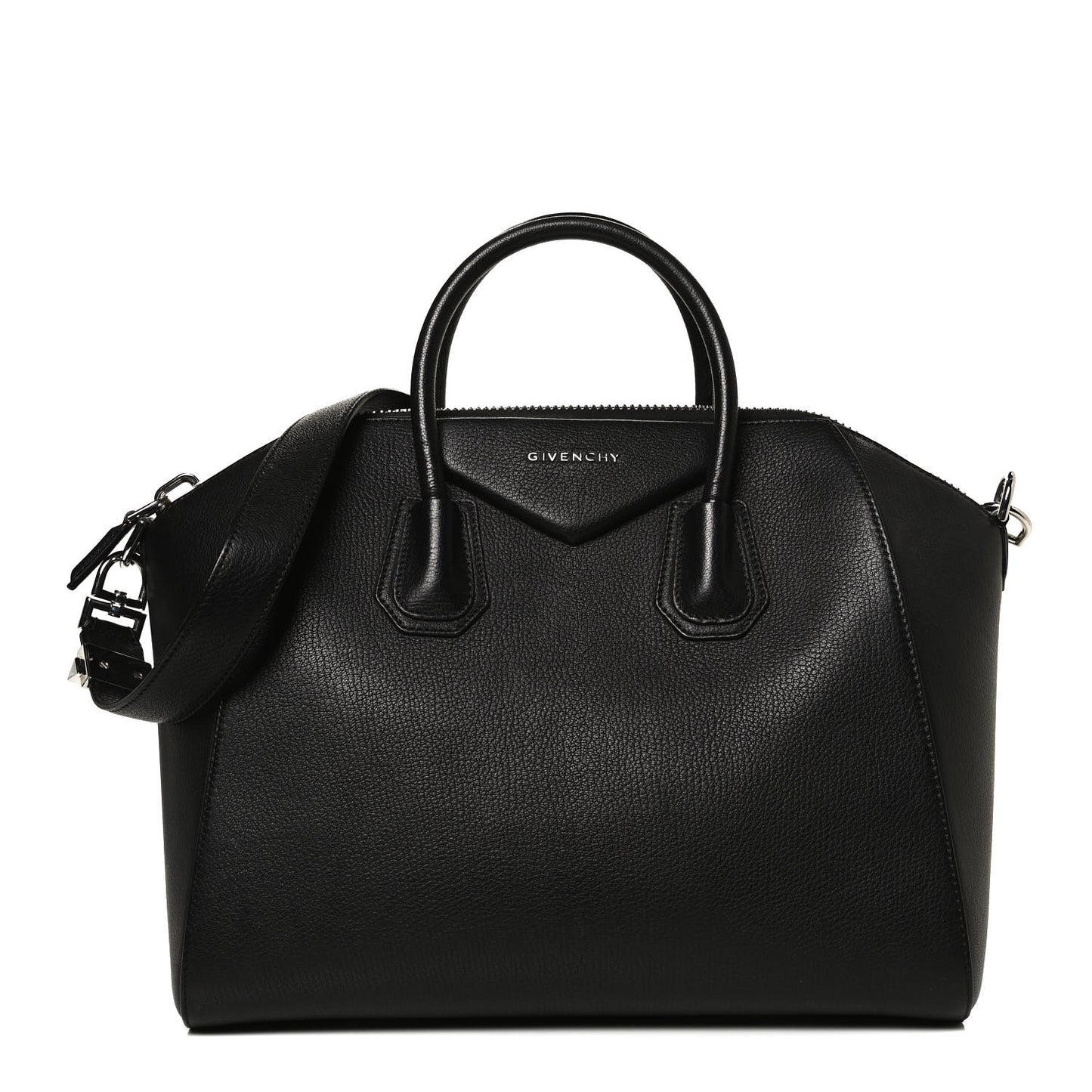 Sugar Goatskin Medium Antigona Black