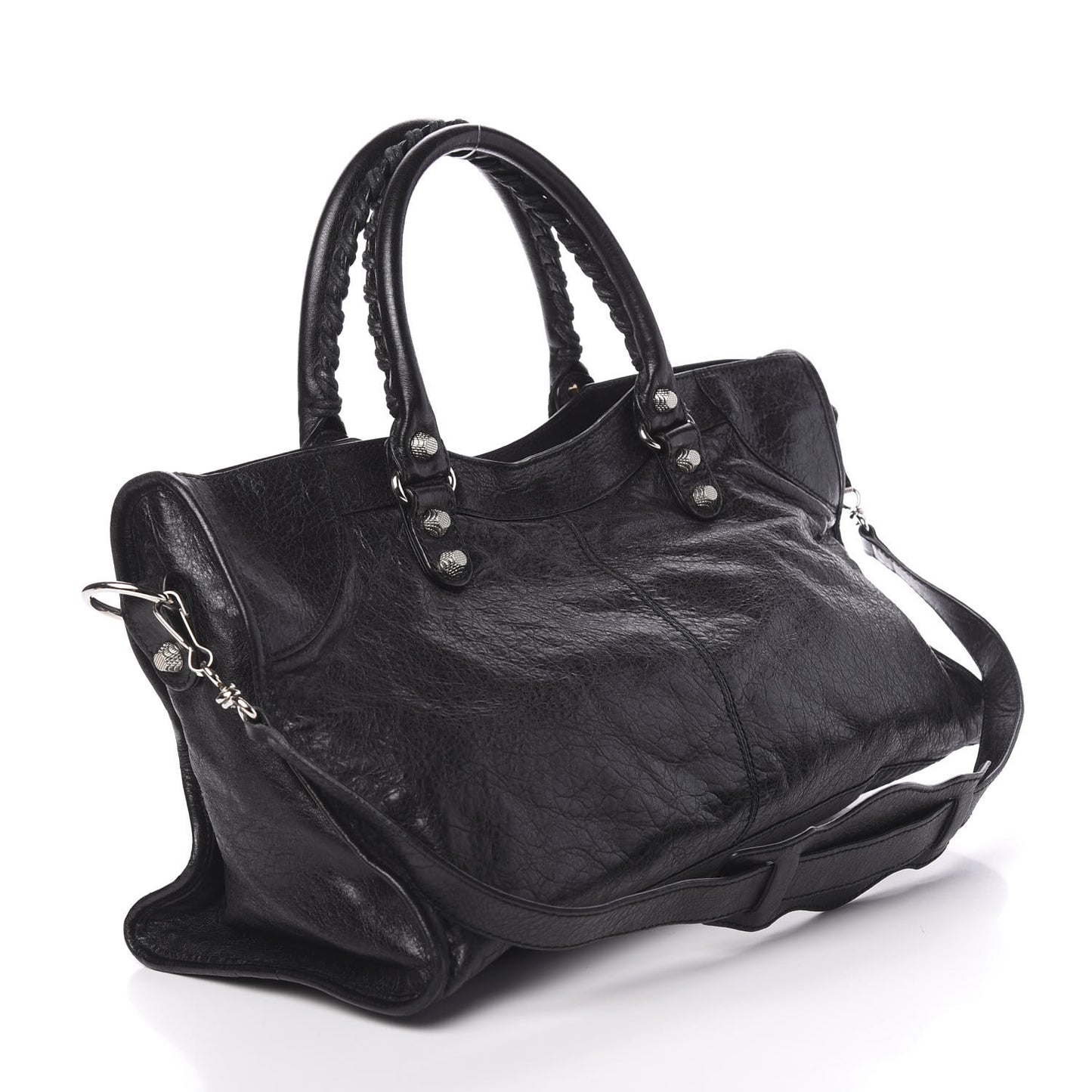 Agneau Giant 12 Silver Hardware Part Time Black