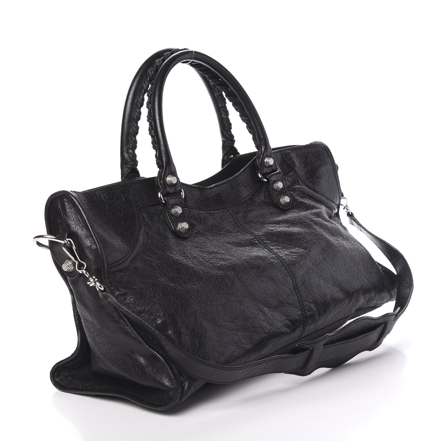 Balenciaga Agneau Giant 12 Silver Hardware Part Time Black 4 of 14