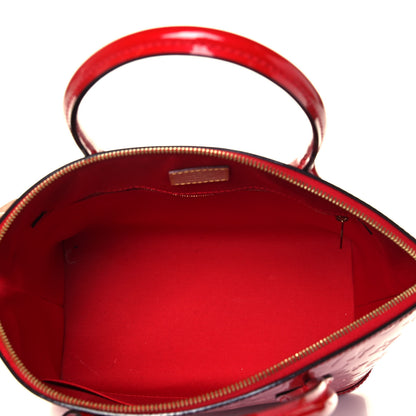 Louis Vuitton Vernis Lockit PM Cherry 5 of 9