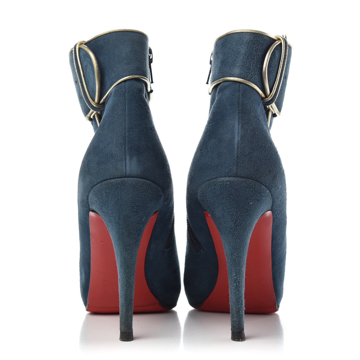 Suede Trottinette 140 Ankle Boots 39.5 Blue