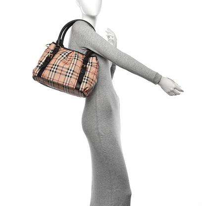 Burberry Haymarket Check Small Northfield Tote Chocolate 2 of 15