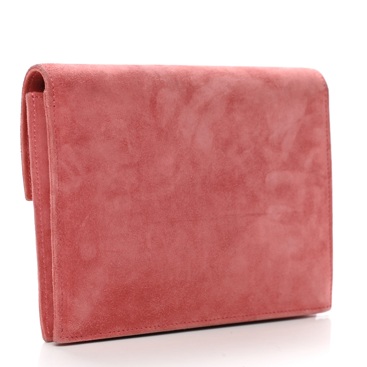 Hermes Veau Doblis Verrou Clutch Rose Indienne 3 of 14