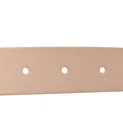 Valentino Garavani Glossy Calfskin Monochrome VLogo Belt 70 28 70 28 Rose Cannelle 5 of 5