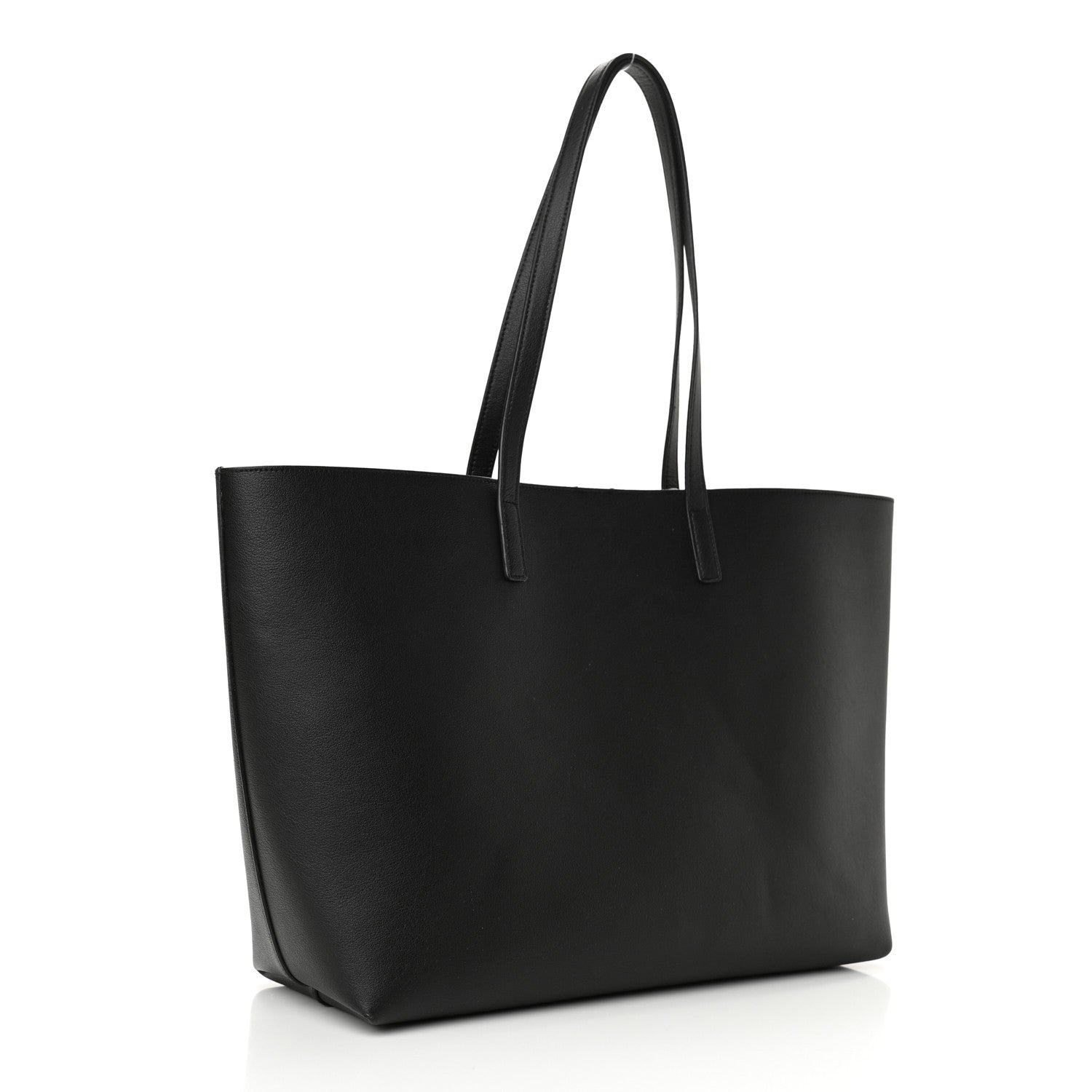 Saint Laurent Calfskin Large Shopping Tote Black 4 of 12