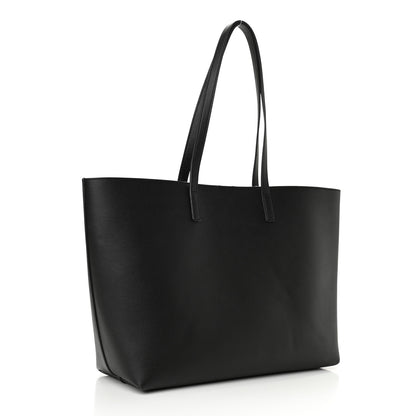 Saint Laurent Calfskin Large Shopping Tote Black 4 of 12
