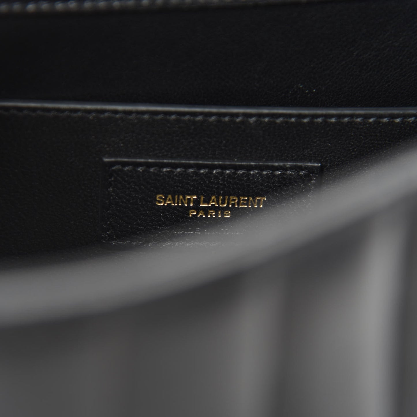 Lambskin Matelasse Monogram Large Vicky Chain Bag Black