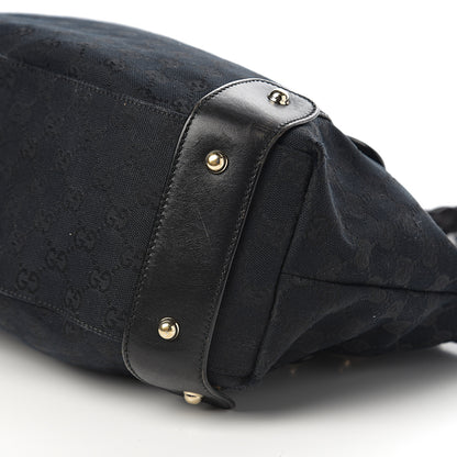Gucci Monogram Medium Pelham Shoulder Bag Black 12 of 13