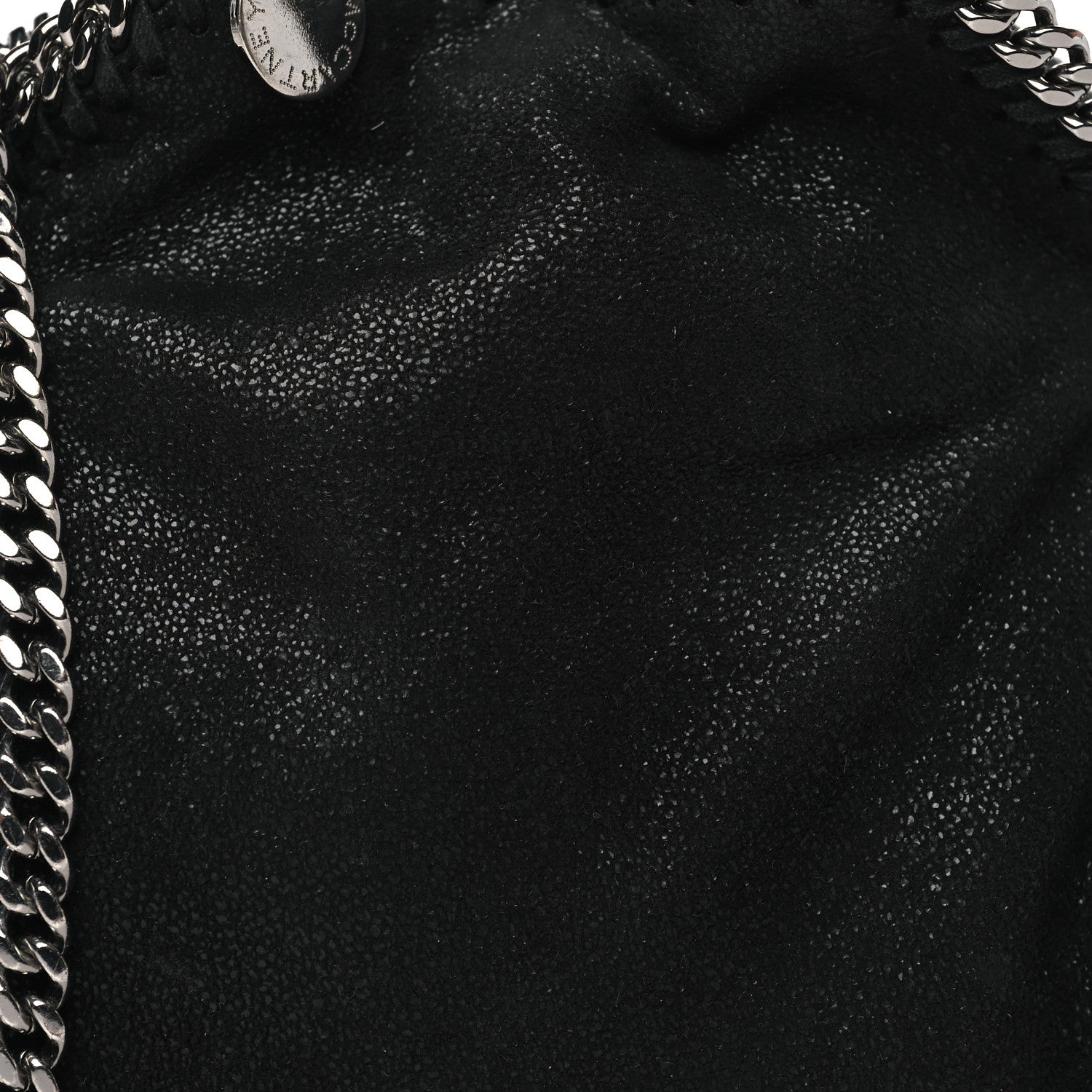 Stella McCartney Shaggy Deer Tiny Falabella Tote Black 8 of 11
