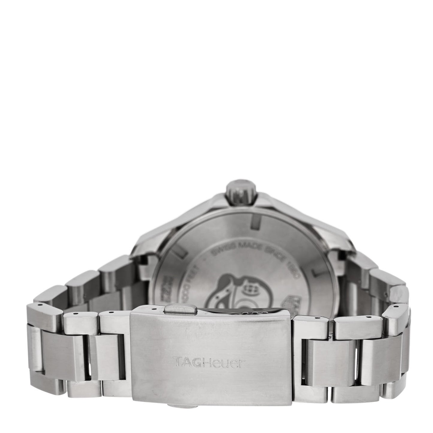 Stainless Steel 44mm Aquaracer 300M Automatic Watch Black WAY2012