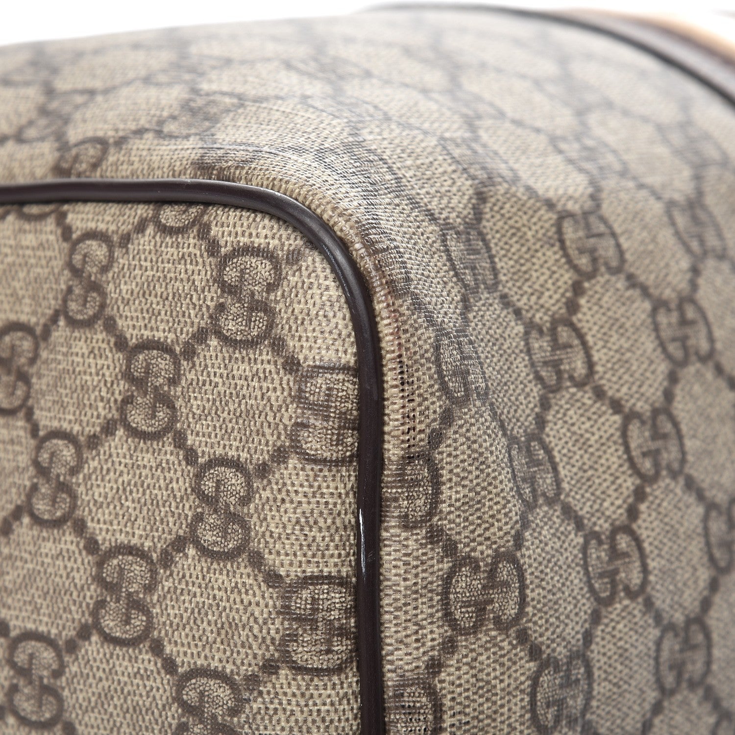 Gucci GG Plus Monogram Web Medium Joy Boston Dark Brown 9 of 13