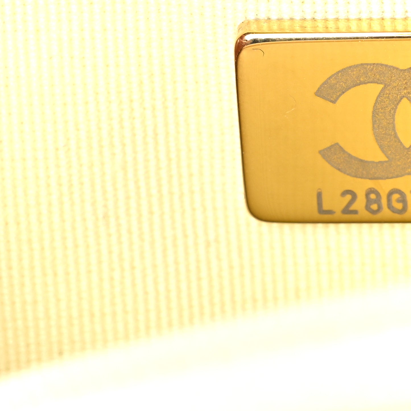 Lambskin Quilted CC Camellia Crush Wallet on Chain WOC Light Yellow