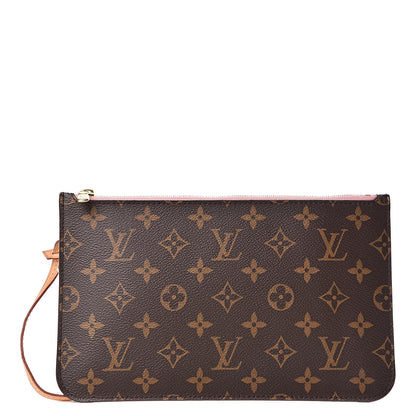 Louis Vuitton Monogram Neverfull MM GM Pochette Sugar Pink 1 of 7